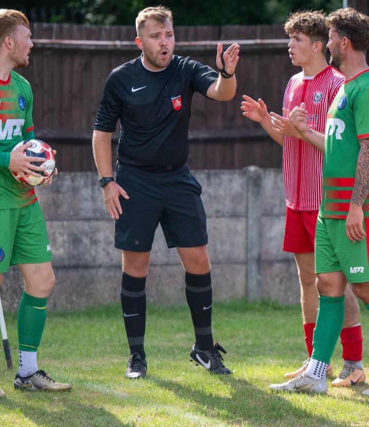 middxreferees's tweet image. Congratulations to @middxfa referee Daniel Harvey who will take charge of the @ComCoFL Premier South playoff final featuring @JerseyBullsFC and @Cobham_FC taking place tomorrow evening.
Wishing Daniel and the rest of the team, Jersey and Cobham the best of luck!