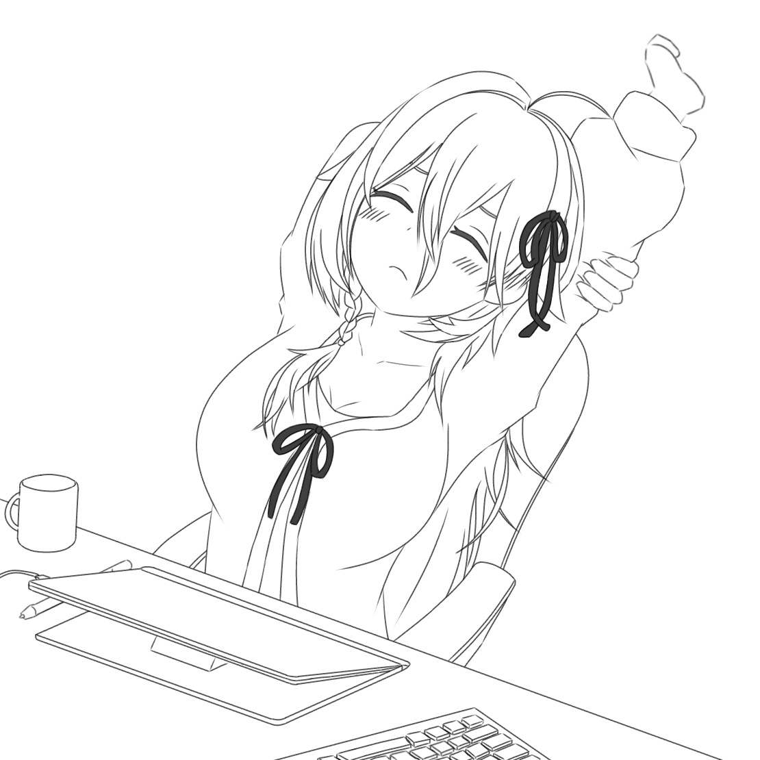 Water49499268's tweet photo. 伸び～～～～～～！なギロニキ
AC6配信お疲れさんやで～
この絵の色はいつか塗ります…
#ギロニキ https://t.co/keGA106mnd