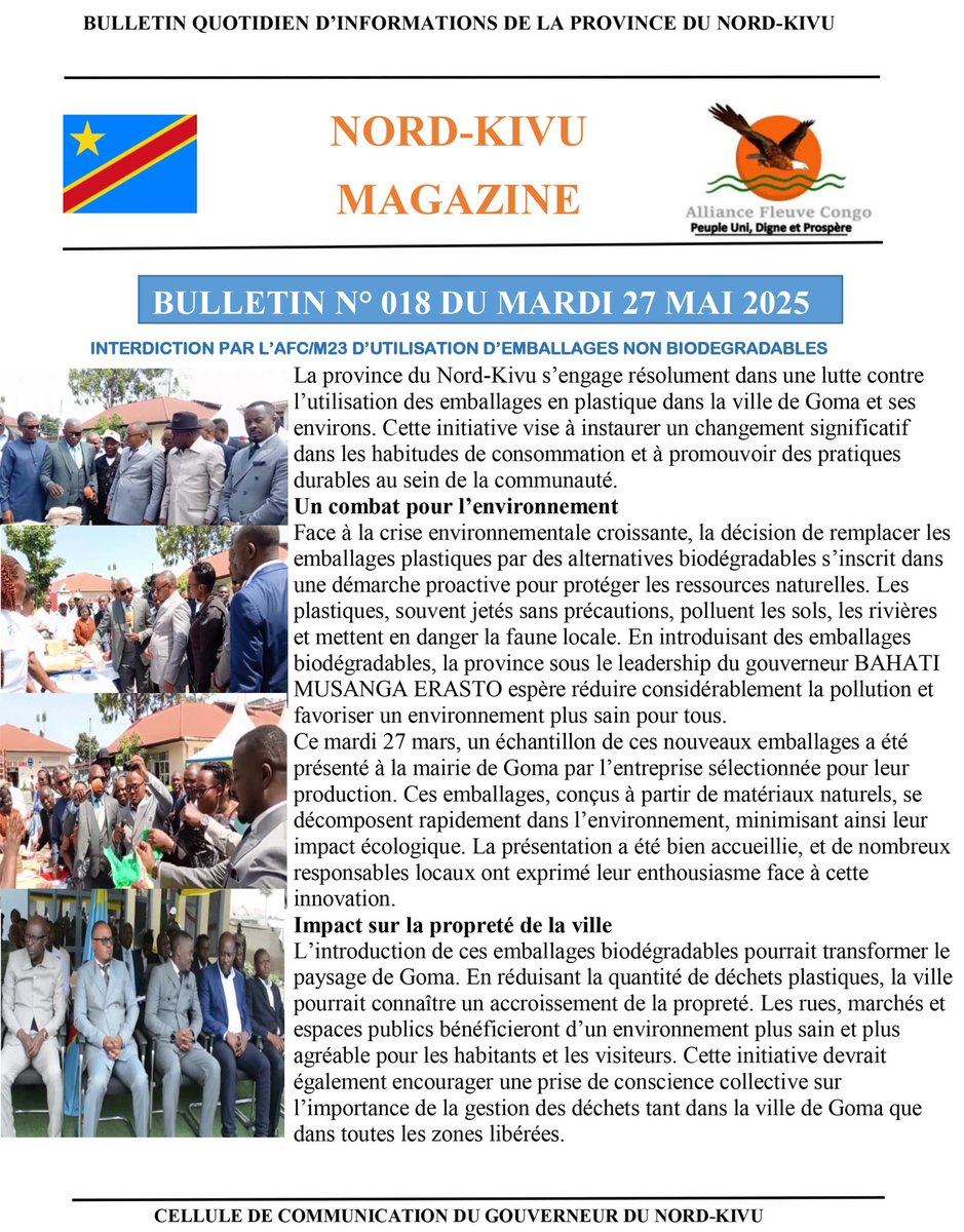 Gouvernorat du Nord-Kivu (@nordkivu4716) on Twitter photo 