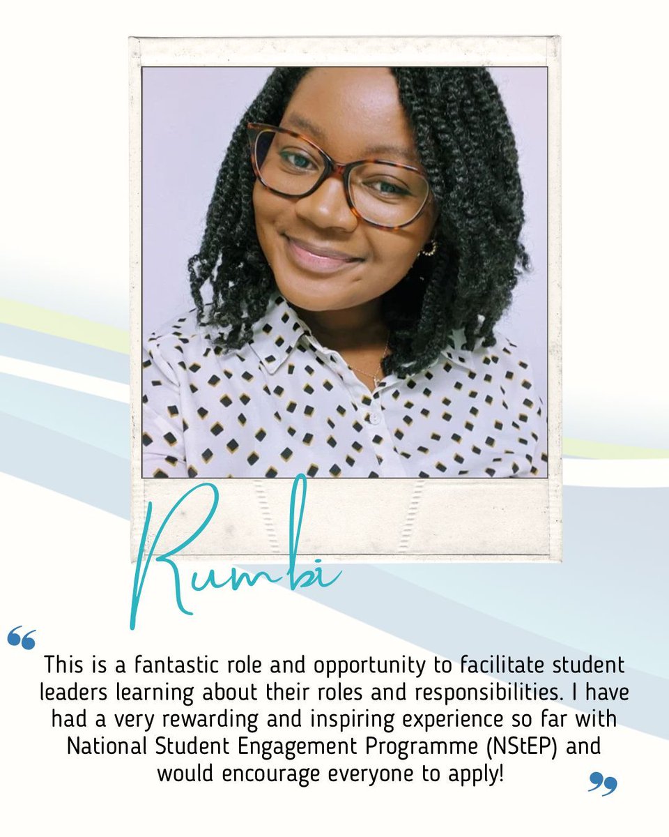 We are currently recruiting new student trainers for the academic year 2025/26. Would you like a flexible role where you can develop your public speaking and organisation skills, while enhancing student engagement? Here’s what Rumbi has to say about the role ⬇️