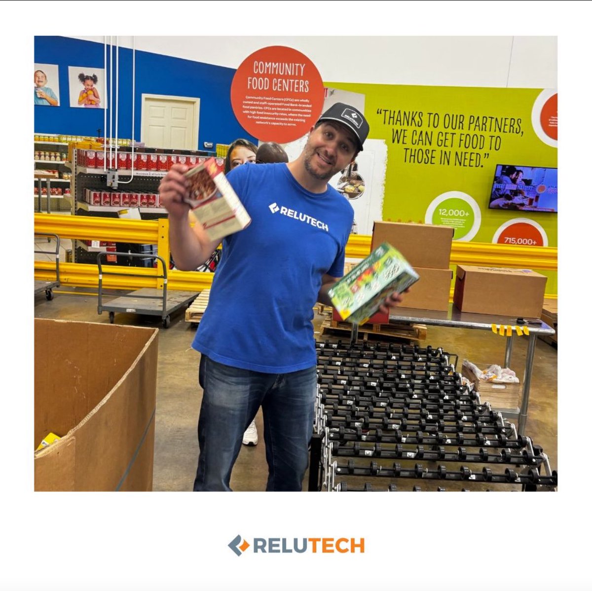 ReluTech's tweet image. We’re so proud to give back to our community! 🧡 This week, our ReluTech team had the honor of volunteering at the Atlanta Community Food Bank (@ACFB) to help fight hunger in our city. Let’s keep the impact going—together, we can make a difference! #ReluTechCares. #LocalImpact