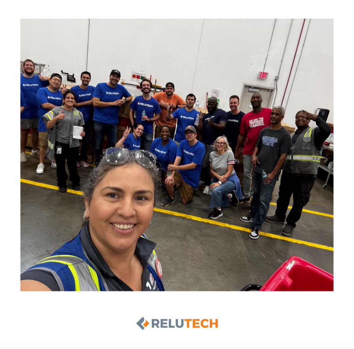 ReluTech's tweet image. We’re so proud to give back to our community! 🧡 This week, our ReluTech team had the honor of volunteering at the Atlanta Community Food Bank (@ACFB) to help fight hunger in our city. Let’s keep the impact going—together, we can make a difference! #ReluTechCares. #LocalImpact
