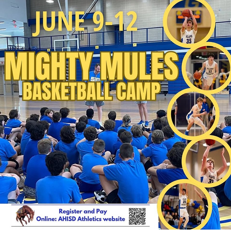 Heights Hoops (@ah_hoops) on Twitter photo Camp is right around the corner!! Email me today for more information abrewer@ahisd.net <a href="/AHISD/">Alamo Heights ISD</a> <a href="/AndrewBrewer42/">Andrew Brewer</a> <a href="/ahmulesfootball/">AH Mules Football</a> <a href="/ahmulesbaseball/">Mules Baseball</a> <a href="/AHHSmules/">AHHS Mules</a> @mules Camp is right around the corner!! Email me today for more information abrewer@ahisd.net <a href="/AHISD/">Alamo Heights ISD</a> <a href="/AndrewBrewer42/">Andrew Brewer</a> <a href="/ahmulesfootball/">AH Mules Football</a> <a href="/ahmulesbaseball/">Mules Baseball</a> <a href="/AHHSmules/">AHHS Mules</a> @mules