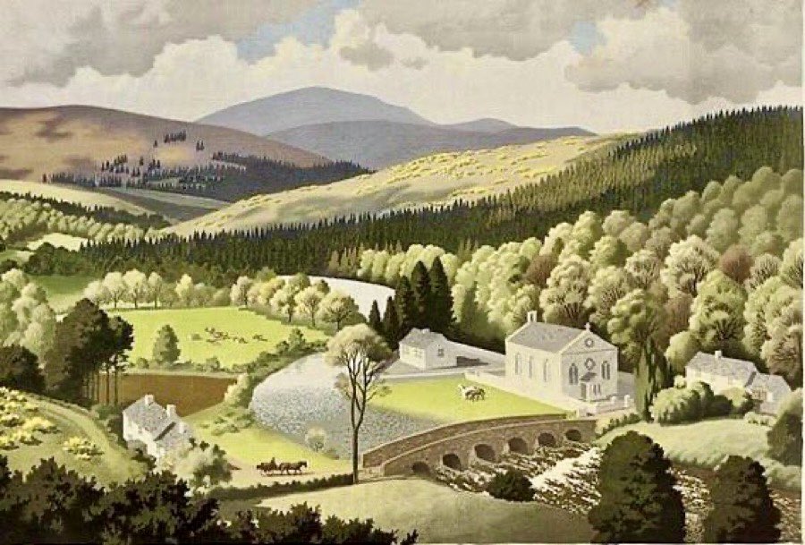 Other work by the Ladybird artists. 
County Wicklow, Ireland 
Railway poster. 
Artist: Ronald Lampitt