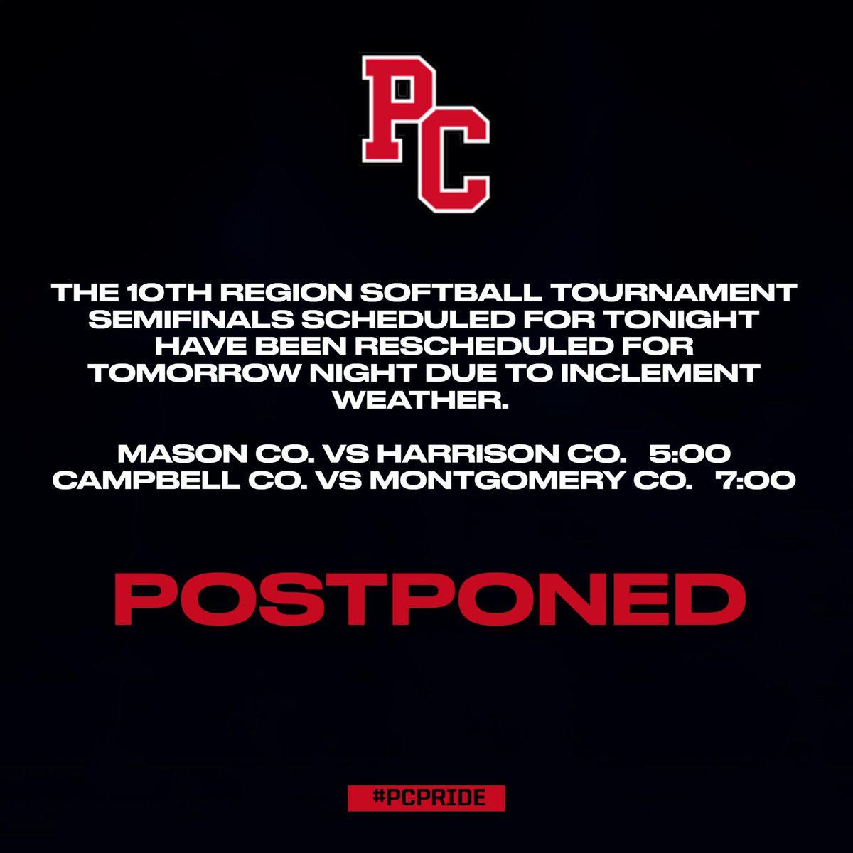 PCAthleticsOfficial (@pcathleticsky) on Twitter photo 