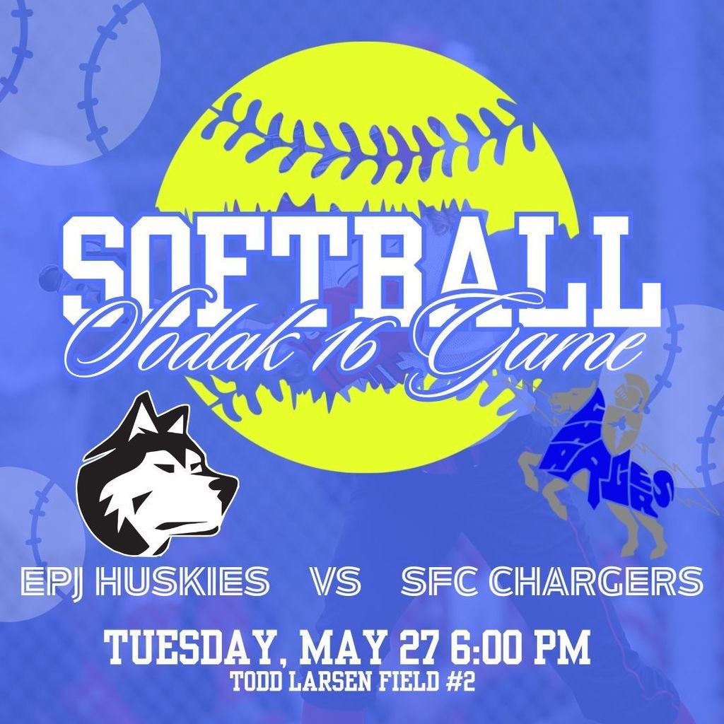 Husky softball hosts SFC tonight in the SODAK 16 with a chance to go to state on the line.  Game time is 6 pm on Field #2.  Here is the link to the livestream youtube.com/watch?v=QNsO7l…