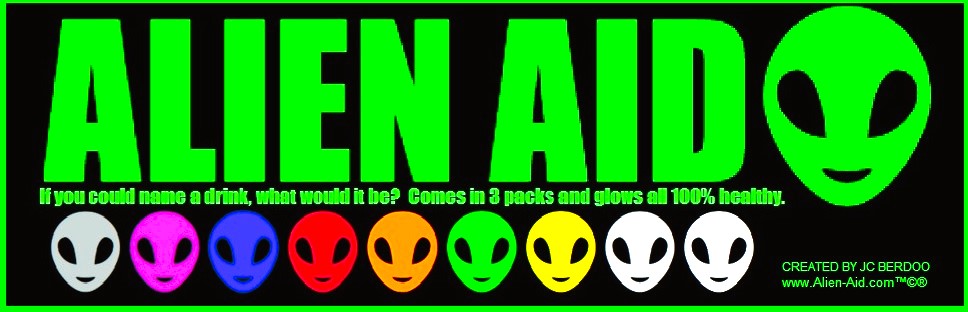 👽ALIEN AID BEVERAGE COMPANY PRODUCTS 1985/2025©®™ (@AlienAidCompany ...
