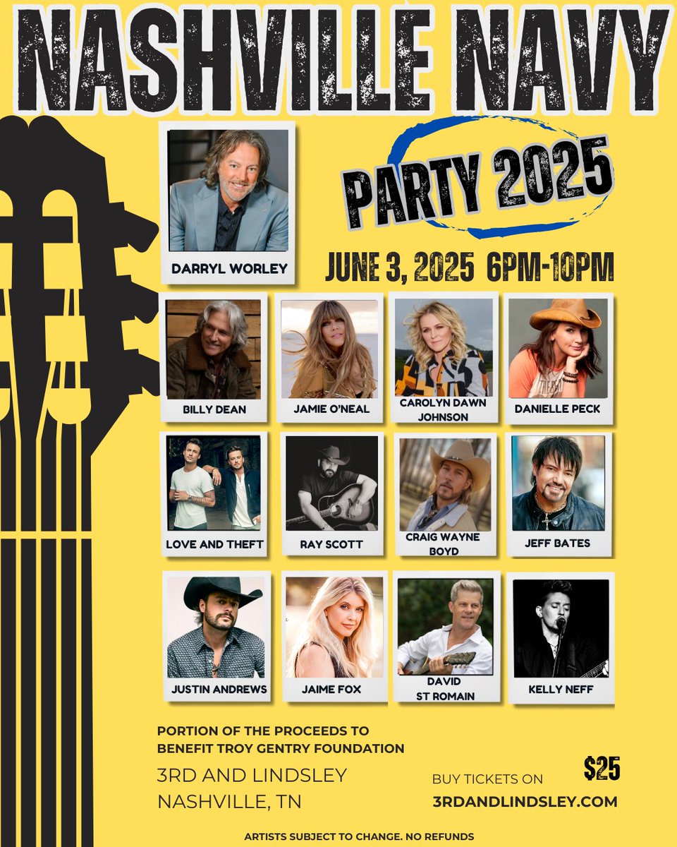 Excited for CMA Fest week! 🎶 Who’s ready?
Grab your tickets before they’re gone!
ticketweb.com/.../nashville-…...