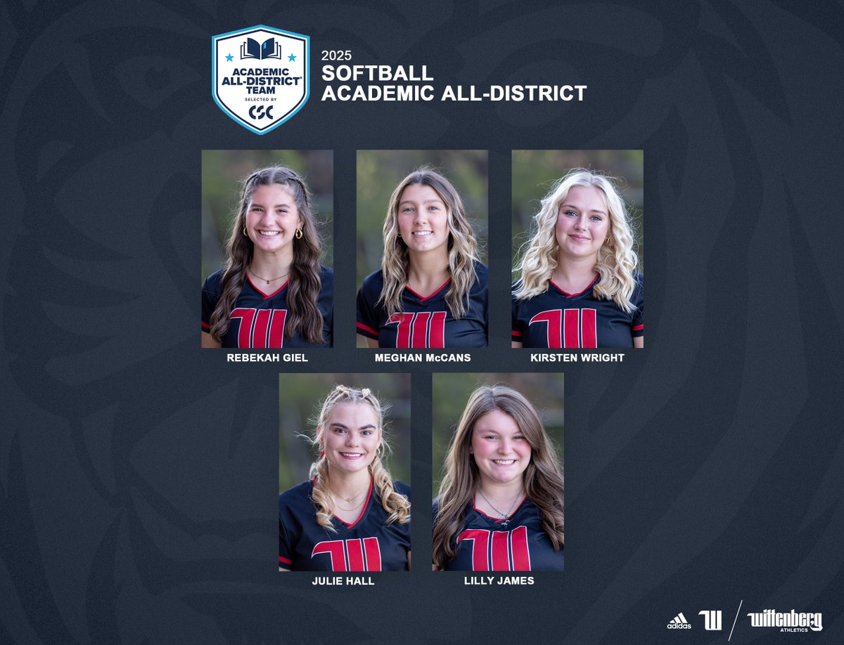 Wittenberg Athletics (@wittathletics) on Twitter photo Congratulations to a quintet of Tiger softball standouts honored for their athletic and academic achievement with 2025 <a href="/CollSportsComm/">College Sports Communicators</a> Academic All-District honors: wittenbergtigers.com/x/f30jv #TigerUp Congratulations to a quintet of Tiger softball standouts honored for their athletic and academic achievement with 2025 <a href="/CollSportsComm/">College Sports Communicators</a> Academic All-District honors: wittenbergtigers.com/x/f30jv #TigerUp