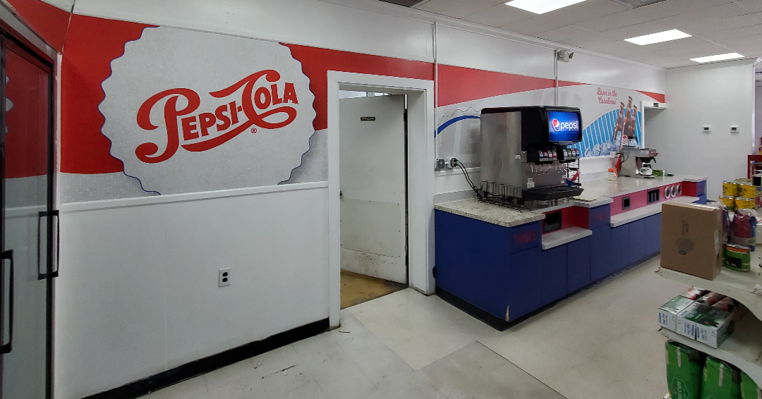 Capitalwraps's tweet image. 10 years strong with Pepsi! 💪 Just completed a full store rebrand across the Mid-Atlantic. From fridges to murals, graphics transformed this convenience store. Clean, vibrant, effective branding. #RetailGraphics #Pepsi #StoreDesign