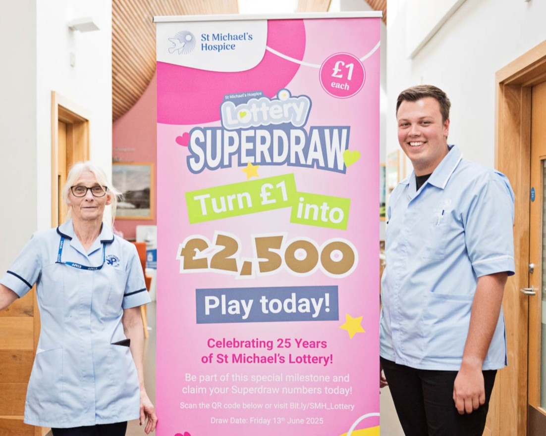 💸 Who’s your lucky charm? Ours wears scrubs! 😄

Meet our amazing nurses helping us shout about the St Michael’s Hospice Superdraw – where £2,500 could be yours! 🙌 🎟 Tickets just £1 

👉 Play now: bit.ly/SMH_Lottery

18+ | T&amp;C's Apply | #begambleaware