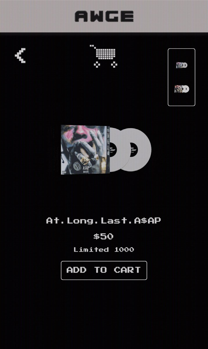 VengeanceTweets's tweet photo. -AT.LONG.LAST.A$AP vinyl
-Limited to 1,000 copies (link below)
https://t.co/ch9UYd0PaV https://t.co/5w2SGpeVXh
