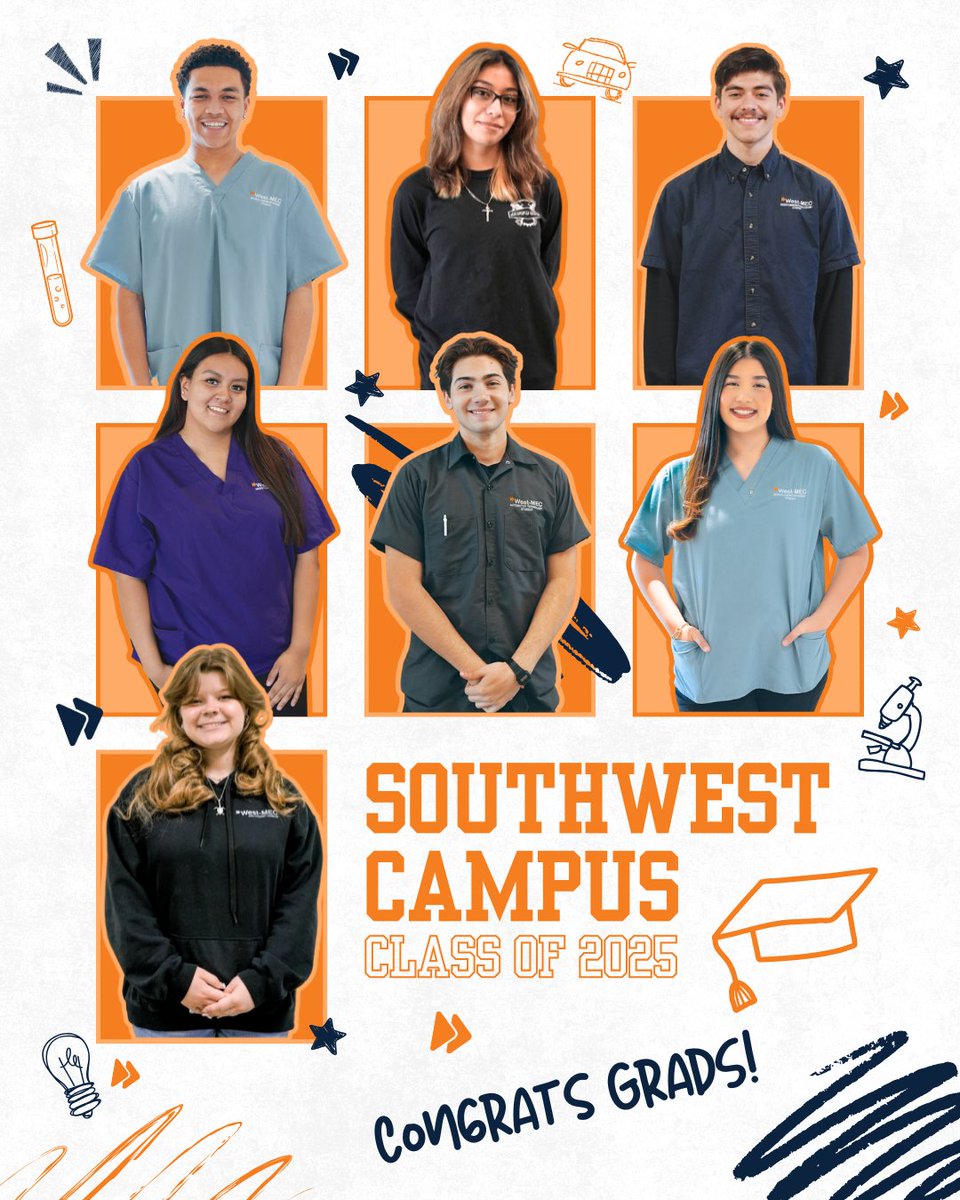 We’re almost there! 🙌

Only 3 days left until we celebrate the dedication and success of West-MEC’s students at the start of the Recognition Ceremony season! 🌟

#WestMEC #CareerTechEd