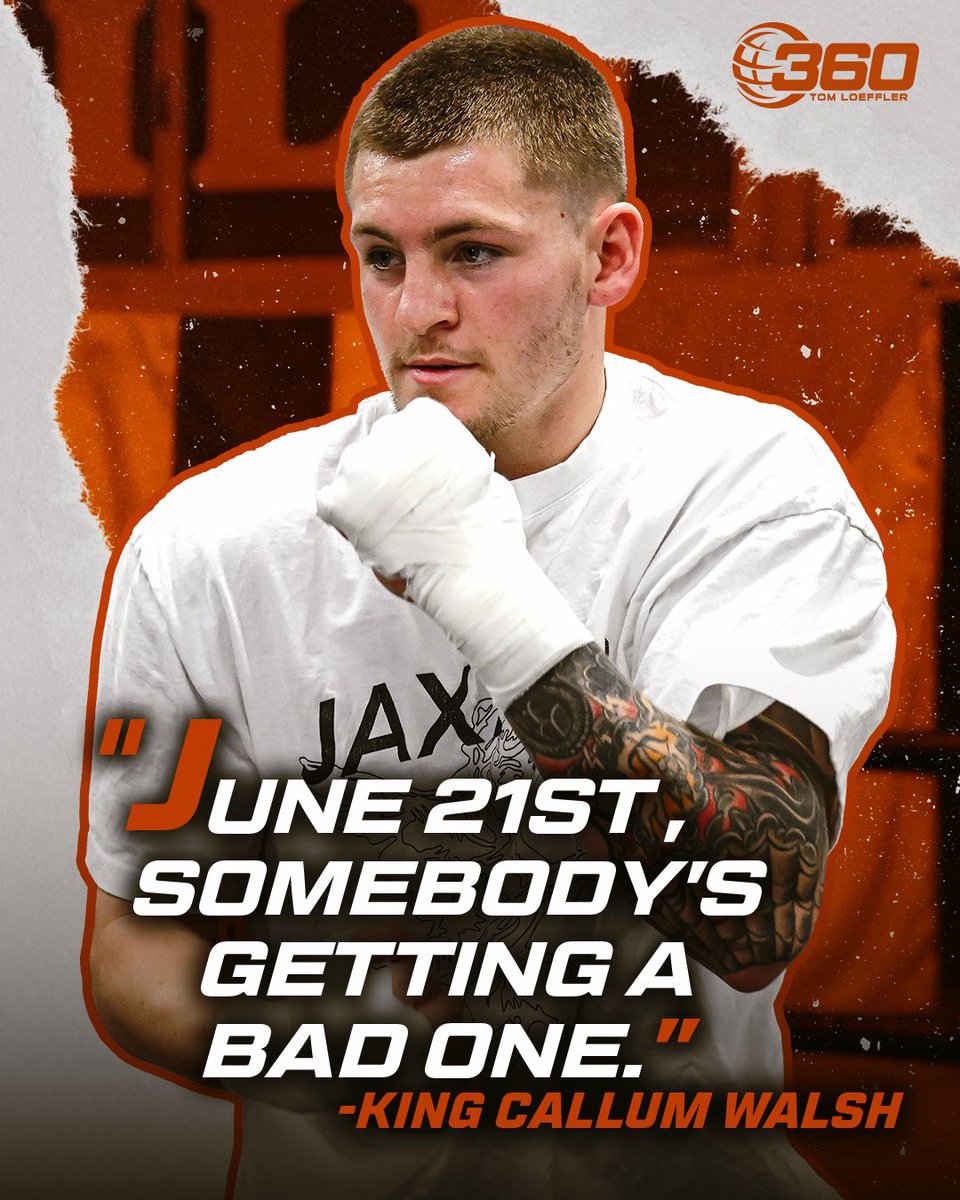 𝕸𝖊𝖘𝖘𝖆𝖌𝖊 𝖋𝖗𝖔𝖒 𝖙𝖍𝖊 𝕶𝖎𝖓𝖌 👑 👊 <a href="/KINGCALLUMWALSH/">KING CALLUM WALSH</a> 🇮🇪 

SAT JUNE 21 | @ufcfightpass 

TIX 🔗 tickets.chumashcasino.com/Events/2025/6/…
#UFCFightPass #WalshEspadas