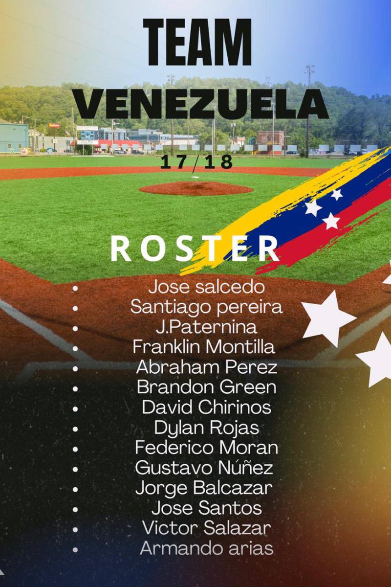 Glad to be selected once again to represent Venezuela