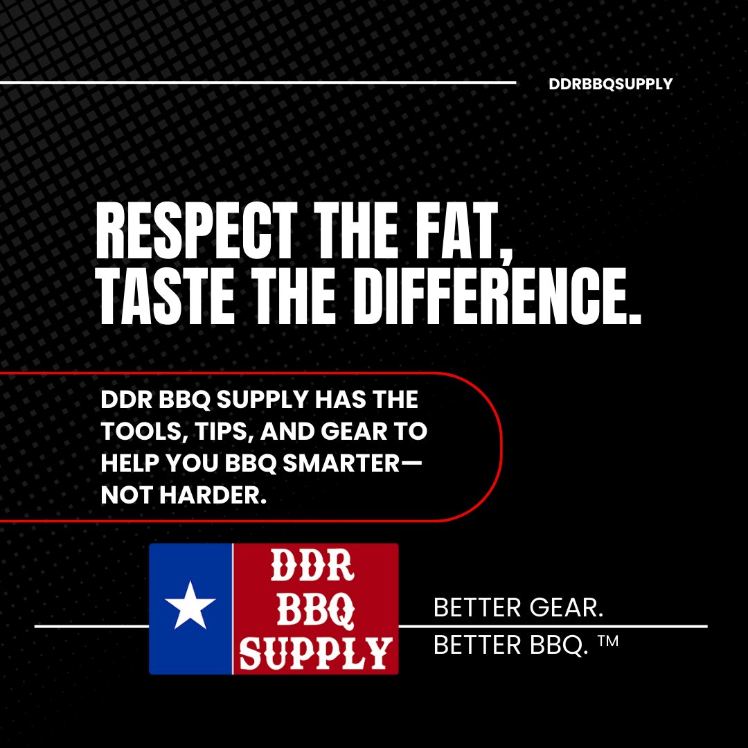 ddrbbqsupply's tweet image. Trim the excess, not the magic. That fat is what turns meat into melt-in-your-mouth BBQ.

🔥 Follow DDR BBQ Supply for real pitmaster tips that bring the flavor home.

#FatMeansFlavor #BBQTips #BrisketTrim #MeatScience #GrillMaster #BarbecueBasics #BBQSecrets #SmokedMeat