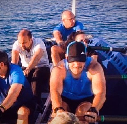 En la vida como en el mar, solo avanzas si sigues remando