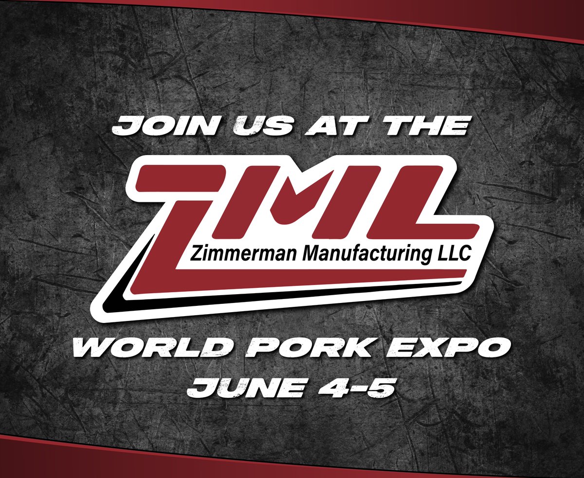 ZimmermanMfgLLC's tweet image. 🌟 Catch the ZML crew at World Pork Expo – June 4 &amp;amp; 5! 🐷
📍Stop by and talk with our knowledgeable team. Whether you’re fine-tuning nutrient placement or overhauling your application strategy we’re here to help.
#WorldPorkExpo #ZML #ManureInjection #FarmStrong #FarmingInnovation