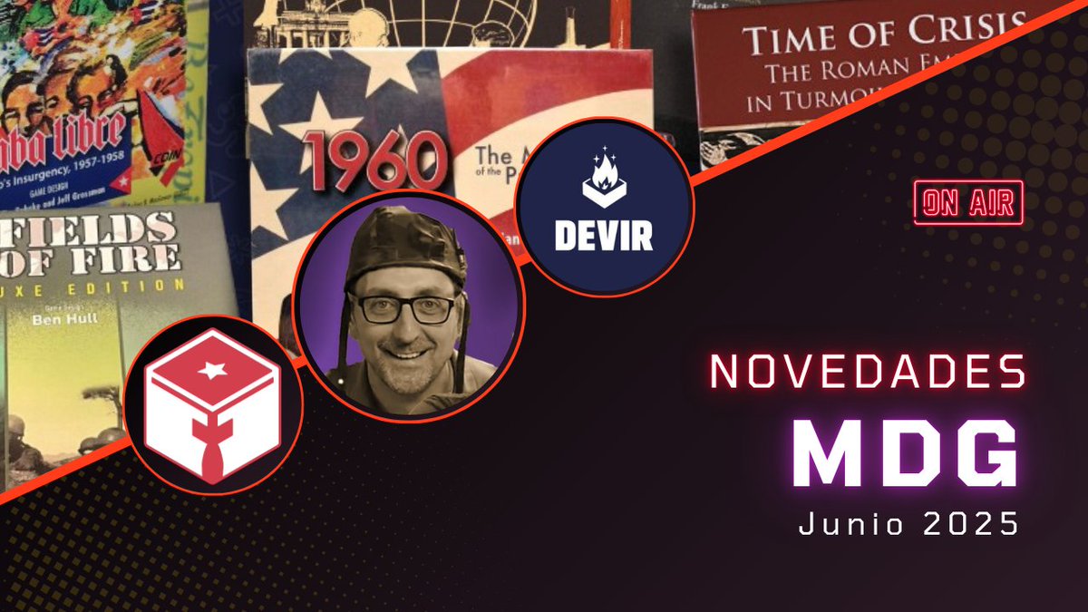 Novedades MdG Junio con Xavi Garriga. 

Ya disponible nuestro último programa donde tuvimos el placer de charlar un rato con <a href="/xavigarriga/">Xavier Garriga</a> sobre la actualidad wargamera que nos tiene preparada <a href="/DevirIberia/">Devir Iberia</a>  

youtu.be/l0D6tkSZDIM?si…