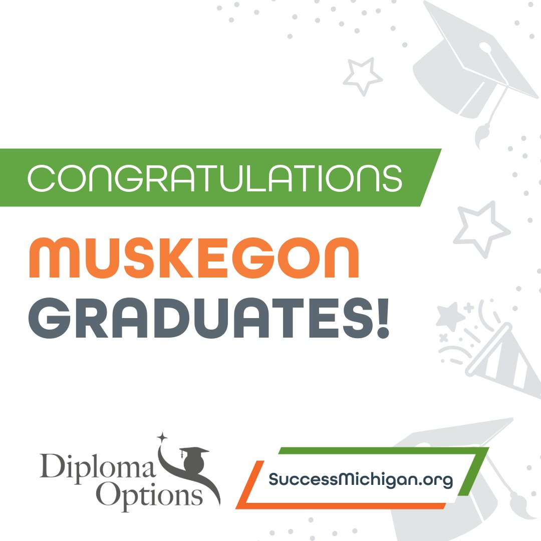 Congratulations to our graduates from Success Virtual Learning Centers of Michigan Muskegon! 🎉🎓
