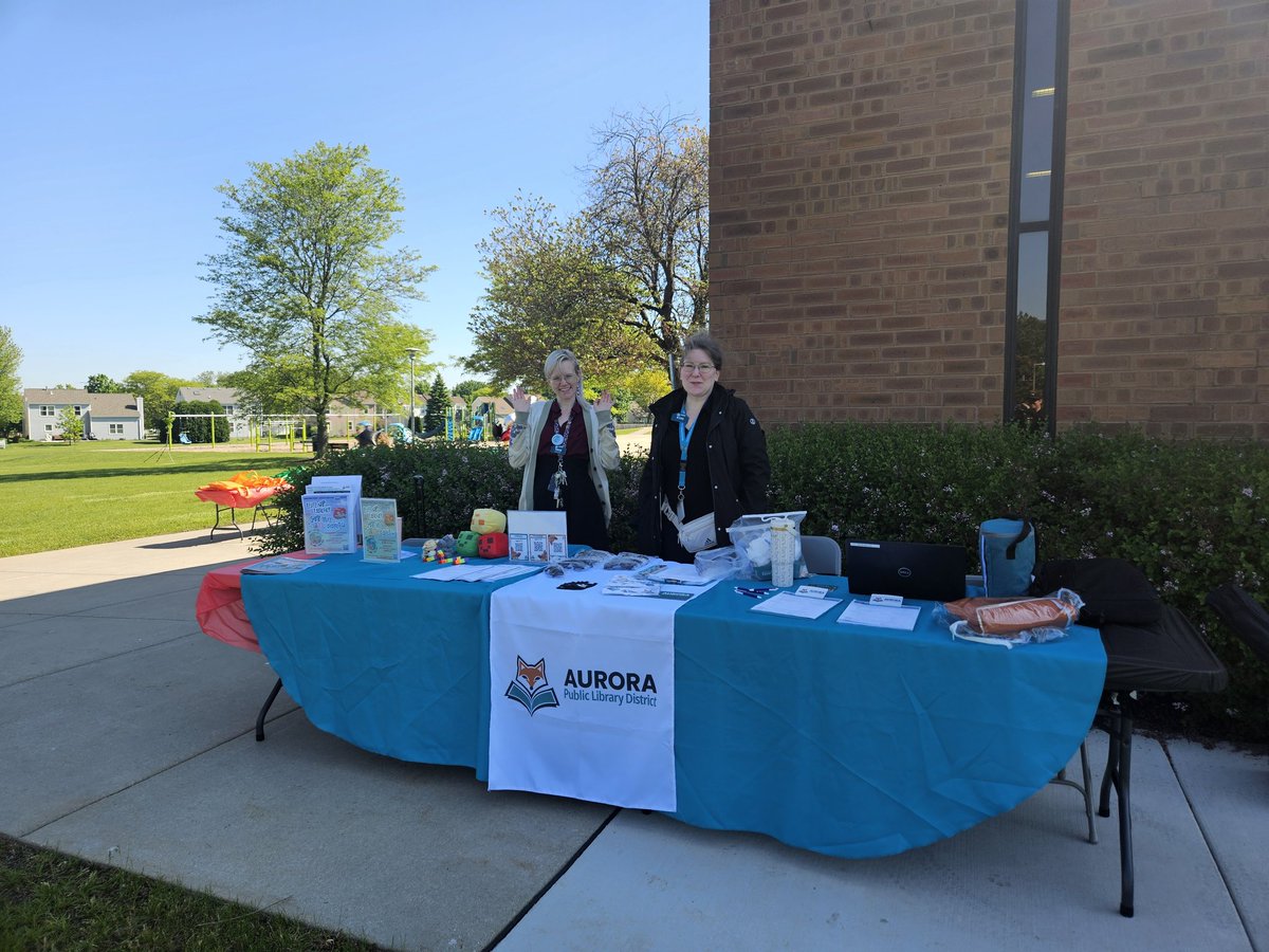 Laura Reyes (@reyes_reads) on Twitter photo Thank you, Aurora Public Library District Eola Road Branch, for attending our <a href="/mustangpride204/">McCarty Elementary</a> Read-Out for the 1st time to allow families to register for library cards and learn about all the summer reading activities and programs! ❤️🖤 #204Reads <a href="/sfredericks21/">Sherry Fredericks</a> <a href="/CityofAuroraIL/">City of Aurora, IL</a> Thank you, Aurora Public Library District Eola Road Branch, for attending our <a href="/mustangpride204/">McCarty Elementary</a> Read-Out for the 1st time to allow families to register for library cards and learn about all the summer reading activities and programs! ❤️🖤 #204Reads <a href="/sfredericks21/">Sherry Fredericks</a> <a href="/CityofAuroraIL/">City of Aurora, IL</a>