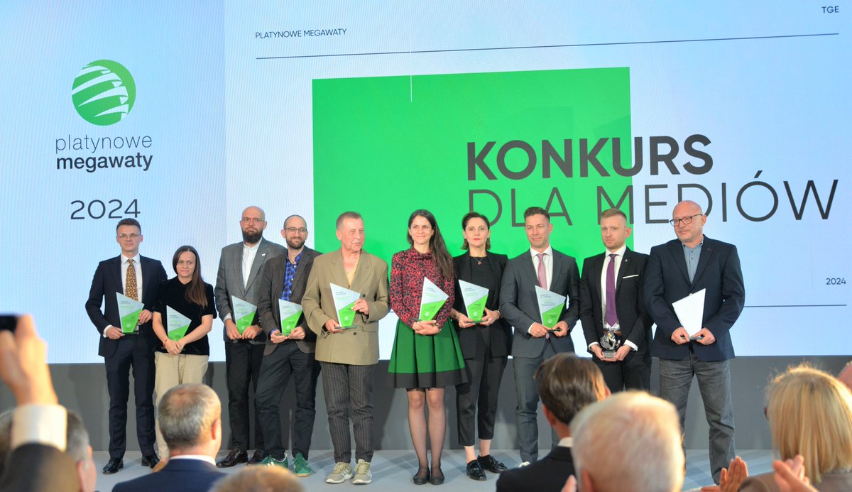 Platynowe Megawaty rozdane

Poznaliśmy laureatów 1⃣1⃣. edycji konkursu dla dziennikarzy branży energetycznej #PlatynoweMegawaty, której partnerem jest #GAZSYSTEM.

Wyróżnienie w kategorii „Najlepszy materiał na temat rynku gazu w 2024 roku” za artykuł „Transformacja bez gazu się