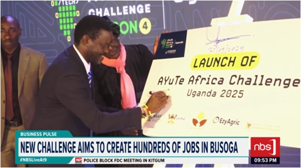 .<a href="/MAAIF_Uganda/">MAAIF 🇺🇬</a> in partnership with Heifer International, has launched the 4th edition of the Agriculture Youth and Technology Africa Challenge, an initiative aimed at identifying and supporting innovative young entrepreneurs in agribusiness across Uganda.

#NBSLiveAt9 #NBSUpdates