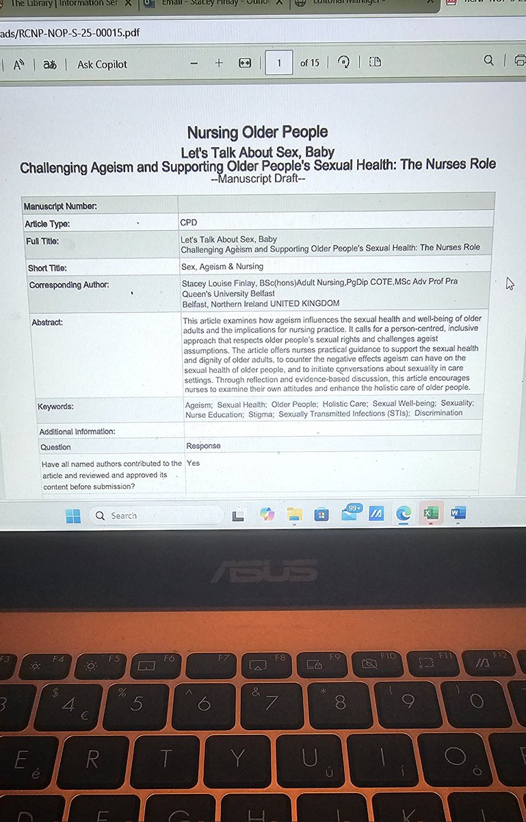 Stacey Finlay (@staceylou_18) on Twitter photo Manuscript submitted with a snazzy, and a little overdue, author details update ✨️
<a href="/mathews_orla/">Orla Mathews</a> I may have taken some inspiration from you, and Salt-N-Pepa, when thinking of a title that would catch attention!
#LetsTalkAboutSex
<a href="/QUBSONM/">QUBNursing&Midwifery</a> <a href="/rcni/">RCNi: the life-long learning partner for nurses</a> <a href="/RCNi_Lisa/">Lisa Berry</a> Manuscript submitted with a snazzy, and a little overdue, author details update ✨️
<a href="/mathews_orla/">Orla Mathews</a> I may have taken some inspiration from you, and Salt-N-Pepa, when thinking of a title that would catch attention!
#LetsTalkAboutSex
<a href="/QUBSONM/">QUBNursing&Midwifery</a> <a href="/rcni/">RCNi: the life-long learning partner for nurses</a> <a href="/RCNi_Lisa/">Lisa Berry</a>
