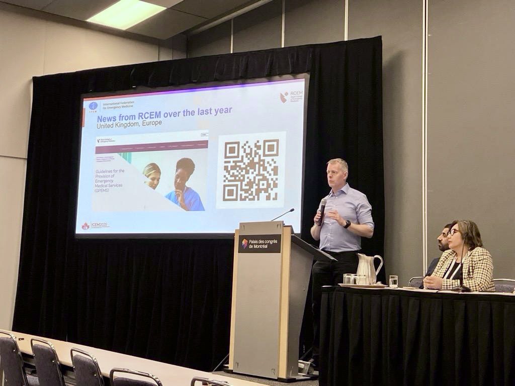 Royal College of Emergency Medicine (@rcollem) on Twitter photo Dr Adrian Boyle <a href="/RCEMpresident/">Adrian Boyle</a> gives an update of the work of RCEM in the UK at the World Presidentsโ meeting at <a href="/IFEM2/">International Federation for Emergency Medicine</a> <a href="/ICEM2025/">International Conference on Emergency Medicine</a> Dr Adrian Boyle <a href="/RCEMpresident/">Adrian Boyle</a> gives an update of the work of RCEM in the UK at the World Presidentsโ meeting at <a href="/IFEM2/">International Federation for Emergency Medicine</a> <a href="/ICEM2025/">International Conference on Emergency Medicine</a>