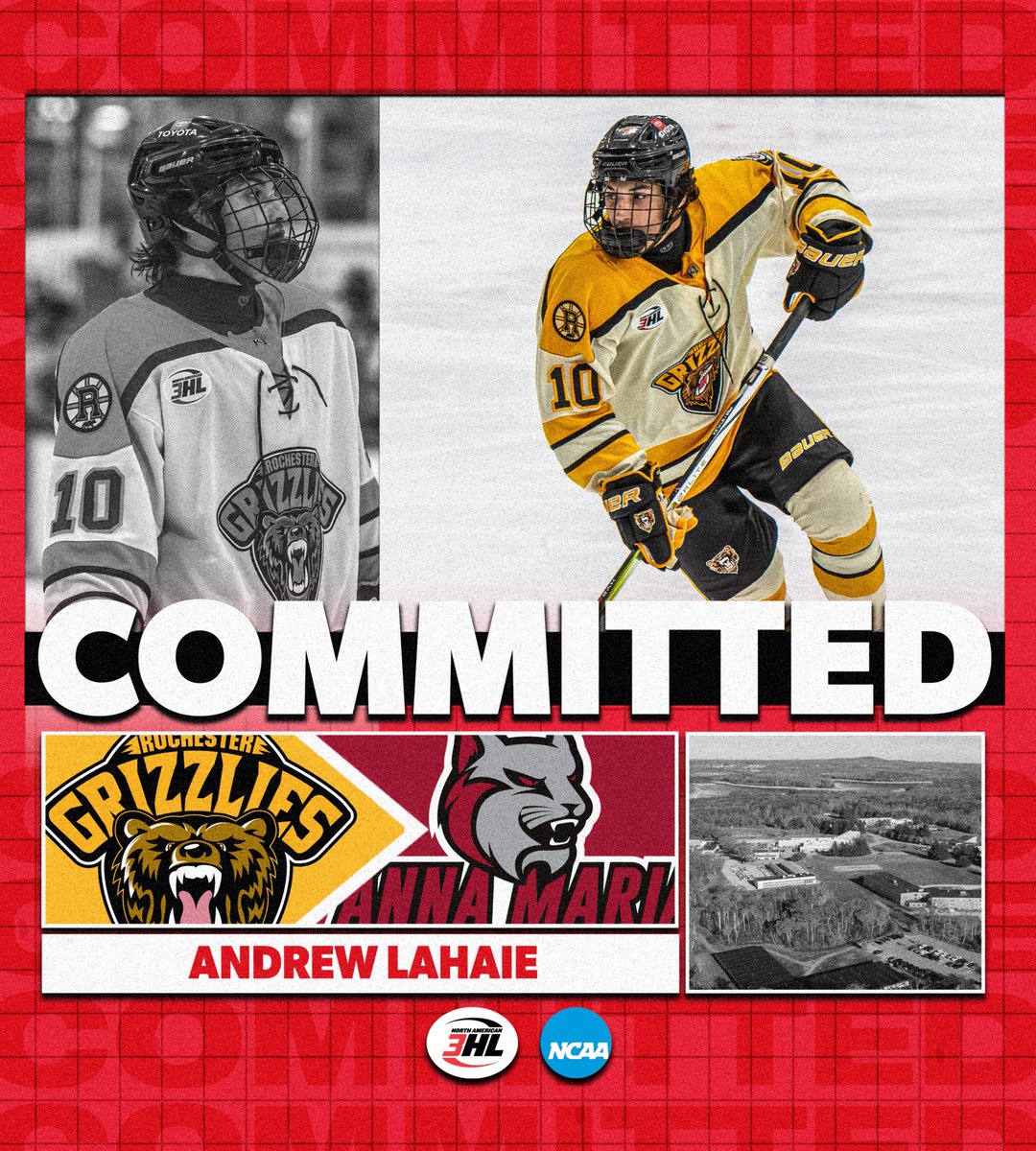 NA3HL (@na3hl) on Twitter photo #NA3HL Commitment Alert: <a href="/RochesterGrizz/">Rochester Grizzlies</a> forward Andrew LaHaie has committed to play NCAA DIII hockey for <a href="/AMC_M_Hockey/">AMC MEN’S HOCKEY</a>.
📰: na3hl.com/news/story.cfm…
📸: Dave Tester #NA3HL Commitment Alert: <a href="/RochesterGrizz/">Rochester Grizzlies</a> forward Andrew LaHaie has committed to play NCAA DIII hockey for <a href="/AMC_M_Hockey/">AMC MEN’S HOCKEY</a>.
📰: na3hl.com/news/story.cfm…
📸: Dave Tester