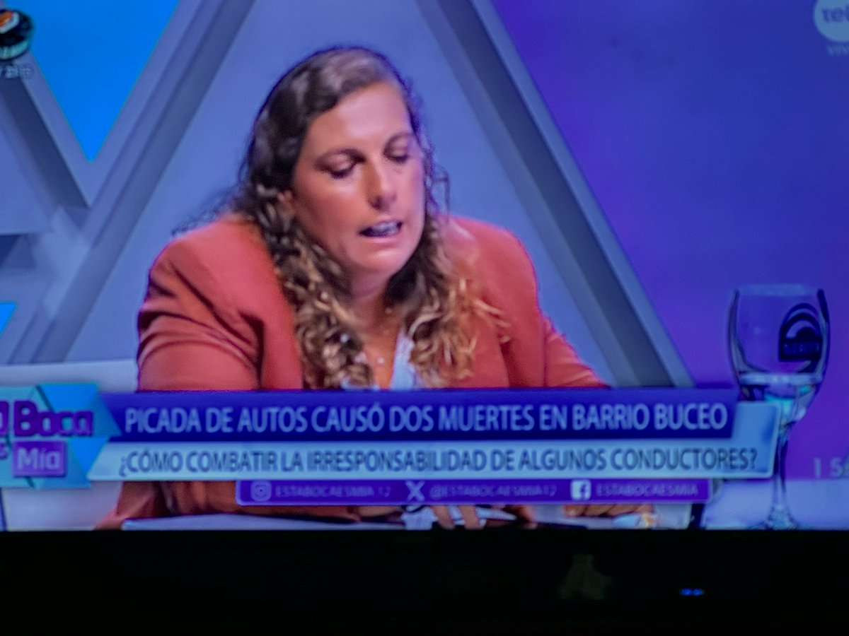Adriana Balcarcel (@adribalcarcel) on Twitter photo Muy buen programa <a href="/Estabocaesmia12/">Esta Boca es Mía</a> por partida doble! <a href="/VArlegui/">Valentina Arlegui</a> y <a href="/CarlosManzor/">Carlos Manzor</a>.
Tu voz en temas cruciales:
Cierre de Biblioteca Nacional y Accidentes de tránsito, Picadas.
Cómo mentalizar sobre la RESPONSABILIDAD en TRÁNSITO Muy buen programa <a href="/Estabocaesmia12/">Esta Boca es Mía</a> por partida doble! <a href="/VArlegui/">Valentina Arlegui</a> y <a href="/CarlosManzor/">Carlos Manzor</a>.
Tu voz en temas cruciales:
Cierre de Biblioteca Nacional y Accidentes de tránsito, Picadas.
Cómo mentalizar sobre la RESPONSABILIDAD en TRÁNSITO