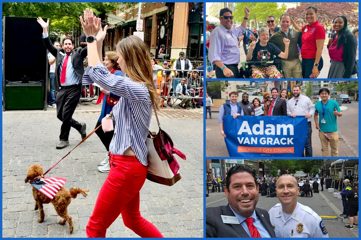 Adam Van Grack (@adamvangrack) on Twitter photo We truly had a wonderful weekend at the <a href="/Rockville411/">City of Rockville</a> Memorial Day Parade & Hometown Holidays meeting new friends and seeing familiar faces! Winnie (our Patriotic Puppy) was likewise thrilled to march with us and meet so many new friends!
Thank you to all of the volunteers, We truly had a wonderful weekend at the <a href="/Rockville411/">City of Rockville</a> Memorial Day Parade & Hometown Holidays meeting new friends and seeing familiar faces! Winnie (our Patriotic Puppy) was likewise thrilled to march with us and meet so many new friends!
Thank you to all of the volunteers,