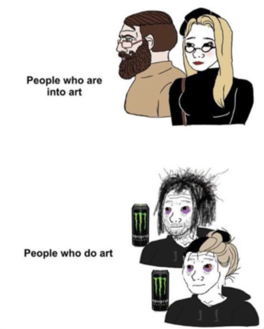 this is how I felt in every cryptoart event I went
getting ready to this again at nfc lisbon lol