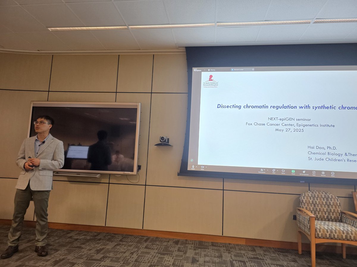 @CEI-FCCC (@ceifccc) on Twitter photo <a href="/CeiFccc/">@CEI-FCCC</a> #NEXTepiGEN seminar series featuring #AssistantProfessors leading future of #epigenetics and #chromatin. Great talk & visit from Dr. Hai Dao <a href="/StJude/">St. Jude</a>! Spoke on synthetic chromatin. Exciting chemistry & chromatin biology.
<a href="/FoxChaseCancer/">Fox Chase Cancer Center</a> <a href="/CeiFccc/">@CEI-FCCC</a> <a href="/WhetstineLab/">Whetstine Lab</a>
Great visit! <a href="/CeiFccc/">@CEI-FCCC</a> #NEXTepiGEN seminar series featuring #AssistantProfessors leading future of #epigenetics and #chromatin. Great talk & visit from Dr. Hai Dao <a href="/StJude/">St. Jude</a>! Spoke on synthetic chromatin. Exciting chemistry & chromatin biology.
<a href="/FoxChaseCancer/">Fox Chase Cancer Center</a> <a href="/CeiFccc/">@CEI-FCCC</a> <a href="/WhetstineLab/">Whetstine Lab</a>
Great visit!