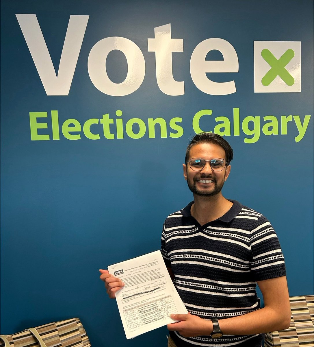 It’s official, I’m all in!
I’ll be on the ballot for Ward 6 City Councillor in October! Thank you to everyone who helped collect signatures and for those of you who validated my candidacy. I’ll be working every day between now and October 20th to earn your vote!
#yyccc #yyc