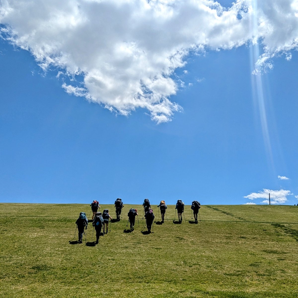 Appalachian Trail Maymester arrived at that mountain range Monday. The group warmed up with a few days around the terrain of Virginia Beach: Mount Trashmore and First Landing State Park, where they bonded and got used to hiking and the gear they'll be wearing the next week.