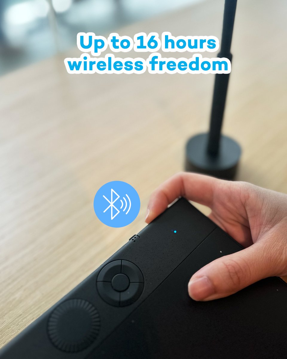 The new Wacom Intuos Pro is slim, portable and powerful.
✅ Up to 16hrs wireless freedom
✅ Seamless dual-device Bluetooth
✅ Built for Windows and Mac
Made for the modern creative who works smarter, not harder. 
Shop now: bit.ly/4c1oGBL

#WacomIntuosPro #RemoteWork