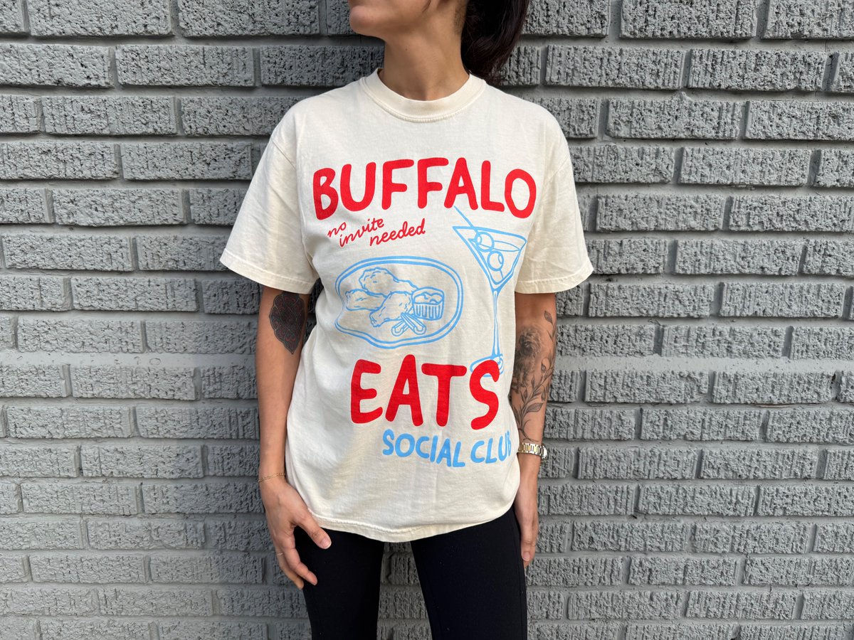 Buffalo Eats (@buffaloeats) on Twitter photo We'd like to thank <a href="/buffalogoco/">Buffalogo Co.</a> for supporting our <a href="/RideForRoswell/">Ride for Roswell</a> team this year.
We've collaborated with those guys several times and this year we are selling our Social Club shirts with all profits going towards our 2025 Team.
Grab a shirt now!
buffalogo.co/shop/buffalo-e… We'd like to thank <a href="/buffalogoco/">Buffalogo Co.</a> for supporting our <a href="/RideForRoswell/">Ride for Roswell</a> team this year.
We've collaborated with those guys several times and this year we are selling our Social Club shirts with all profits going towards our 2025 Team.
Grab a shirt now!
buffalogo.co/shop/buffalo-e…