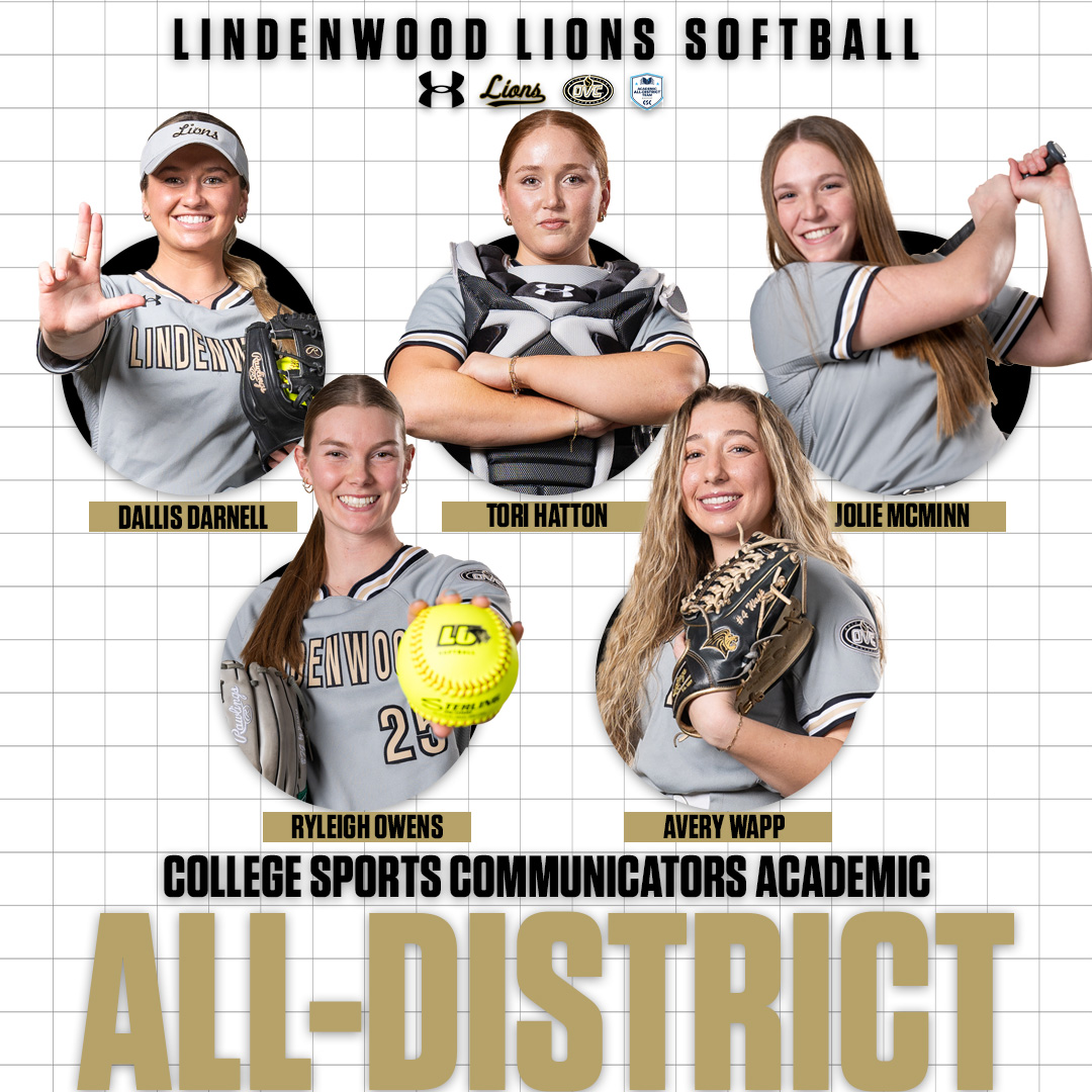 Lindenwood Athletics (@lu_lions) on Twitter photo 5โฃ Lions from <a href="/LindenwoodSB/">Lindenwood Softball</a> earned CSC Academic All-District honors on Tuesday morning๐ฆ๐ฅโ๏ธ
Dallis Darnell, Tori Hatton, Jolie McMinn, Ryleigh Owens, and Avery Wapp all showed their dedication on the field and in the classroomโฌ๏ธ
๐| tinyurl.com/54e9rp7j
#NewLevel | #OVCit 5โฃ Lions from <a href="/LindenwoodSB/">Lindenwood Softball</a> earned CSC Academic All-District honors on Tuesday morning๐ฆ๐ฅโ๏ธ
Dallis Darnell, Tori Hatton, Jolie McMinn, Ryleigh Owens, and Avery Wapp all showed their dedication on the field and in the classroomโฌ๏ธ
๐| tinyurl.com/54e9rp7j
#NewLevel | #OVCit