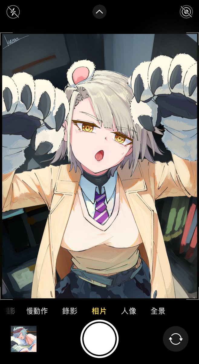 「嘎歐~~~...」
「...指揮官.....拍好了嗎?」
#Vector #少女前線2 #GirlsFrontline2 #ドルフロ2 #소녀전선2