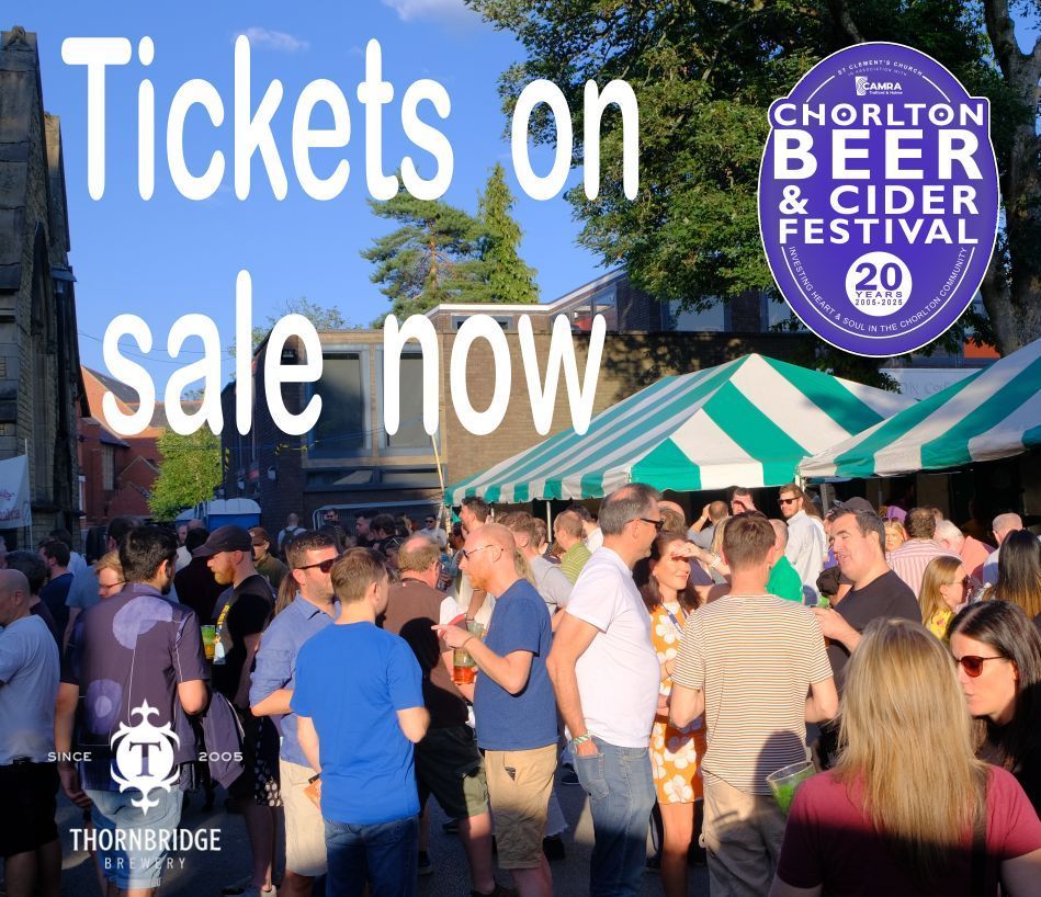 Chorlton Beer & Cider Festival tweet media