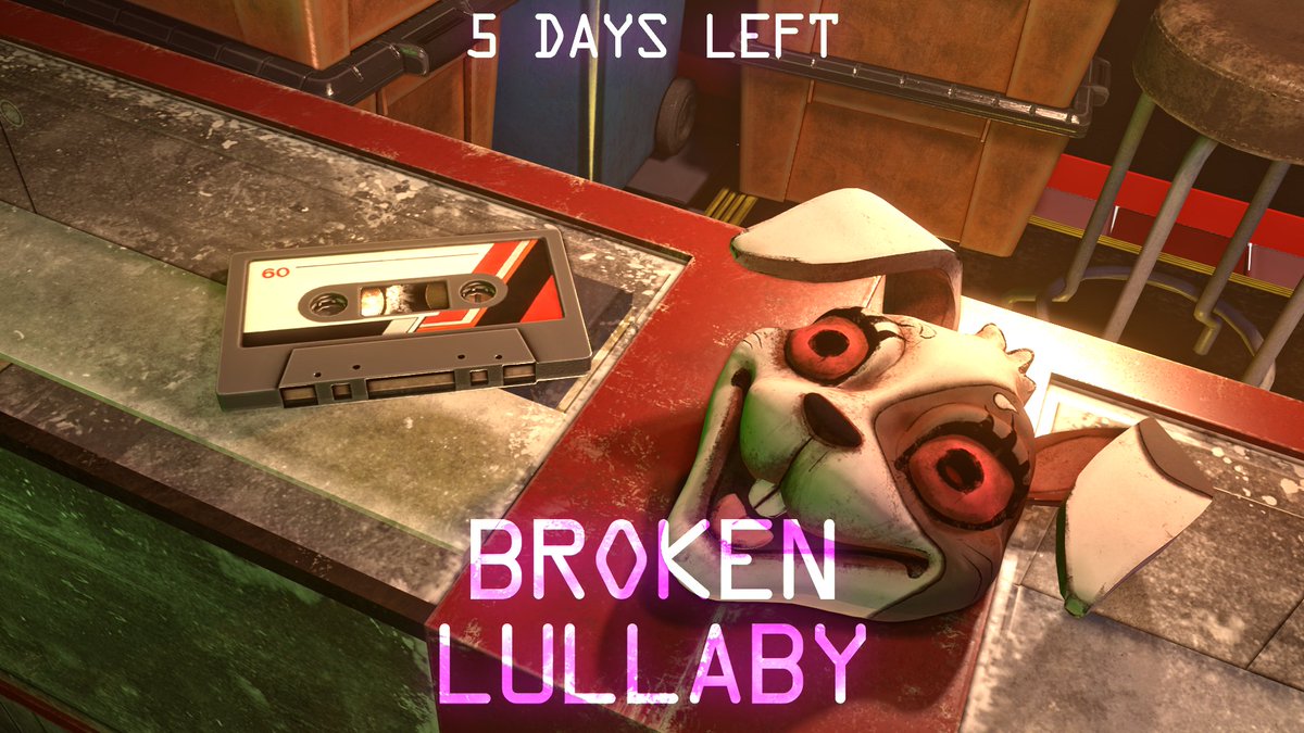 "The constant ringing in my head increases... I feel my mind is falling into pieces..." 

Everything is ready!  
5 DAYS LEFT - 1/06/2025
#FNAF