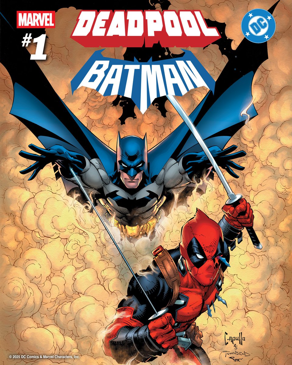 ¡Marvel Comics y DC Comics anuncian oficialmente el crossover entre Deadpool y Batman con Zeb Wells y Greg Capullo!