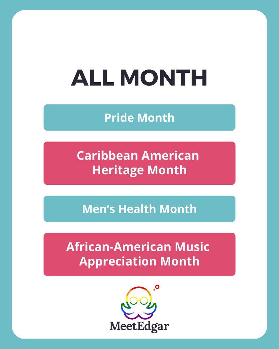 Need a little help planning your June content?
We’ve rounded up some key holidays and special dates to spark your creativity! ✨