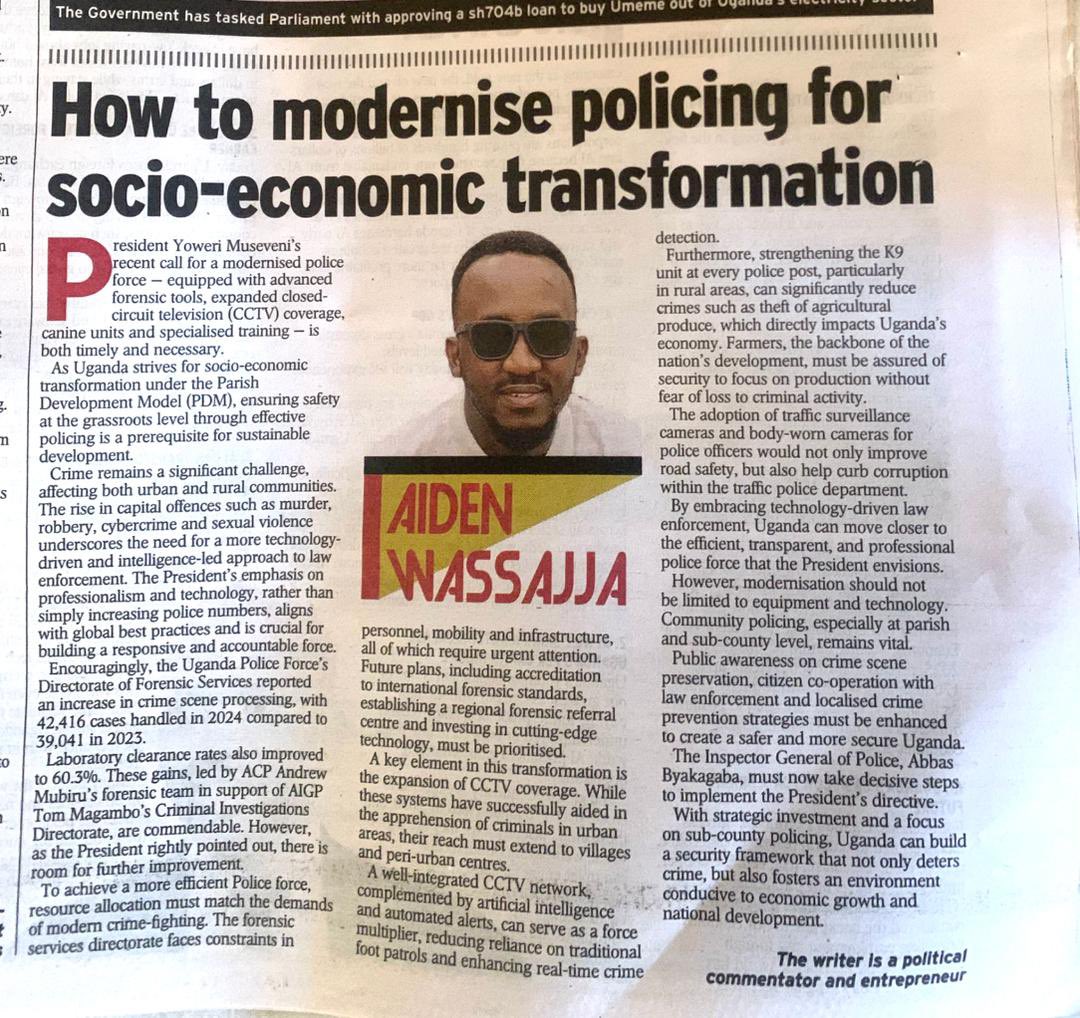 AIDEN (@wassajjaaiden) on Twitter photo I have always advocated for the adoption of science and technology in solving crime, I thank the <a href="/igp_ug1/">ABAS BYAKAGABA</a> and his team for putting more emphasis on Tech and Science. Now see how Technology helped recover a stolen car in a short period. Thank you <a href="/M_Kananura/">SP kananura Michael</a> . <a href="/mubirua1/">Andrew K. Mubiru</a> I have always advocated for the adoption of science and technology in solving crime, I thank the <a href="/igp_ug1/">ABAS BYAKAGABA</a> and his team for putting more emphasis on Tech and Science. Now see how Technology helped recover a stolen car in a short period. Thank you <a href="/M_Kananura/">SP kananura Michael</a> . <a href="/mubirua1/">Andrew K. Mubiru</a>