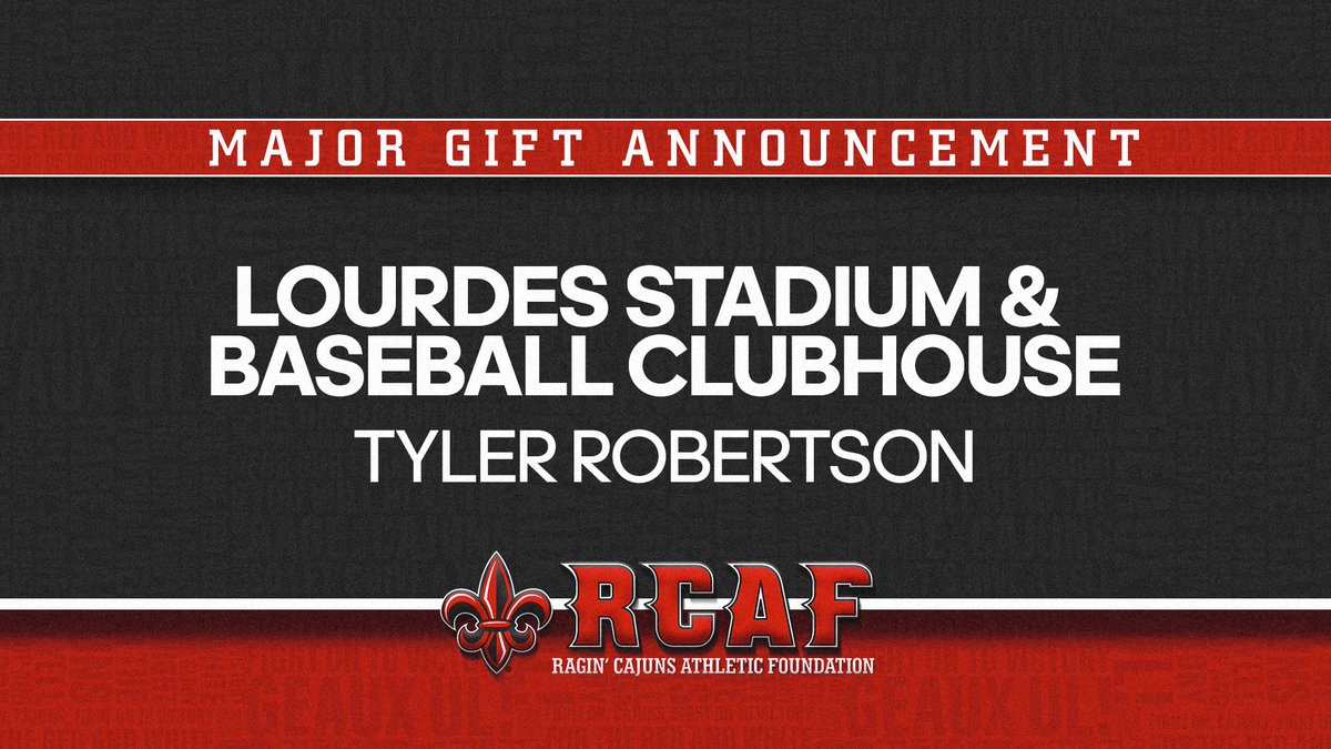 RCAF (@geauxrcaf) on Twitter photo RCAF proudly recognizes ๐๐ฒ๐ฅ๐๐ซ ๐๐จ๐๐๐ซ๐ญ๐ฌ๐จ๐ง for his steadfast support!๐ค
His generosity is helping create lasting opportunities for Raginโ Cajuns student-athletes, fueling their success both on and off the field.๐
"๐๐ด ๐ข ๐ฑ๐ณ๐ฐ๐ถ๐ฅ ๐๐ ๐ข๐ญ๐ถ๐ฎ๐ฏ๐ถ๐ด ๐ธ๐ช๐ต๐ฉ RCAF proudly recognizes ๐๐ฒ๐ฅ๐๐ซ ๐๐จ๐๐๐ซ๐ญ๐ฌ๐จ๐ง for his steadfast support!๐ค
His generosity is helping create lasting opportunities for Raginโ Cajuns student-athletes, fueling their success both on and off the field.๐
"๐๐ด ๐ข ๐ฑ๐ณ๐ฐ๐ถ๐ฅ ๐๐ ๐ข๐ญ๐ถ๐ฎ๐ฏ๐ถ๐ด ๐ธ๐ช๐ต๐ฉ