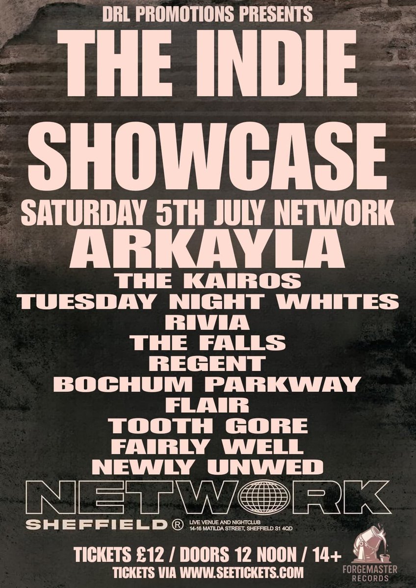 SHEFFIELD we’re back ⚡️

July sees us return to Network in Sheffield as part of DRL Promotion’s Indie Showcase all-dayer! We’re proper looking forward to this one 🤟🏼

🎟️ OUT NOW - link in bio!

•
•

📸 @romytakesphotos
#tnwtnwelloello