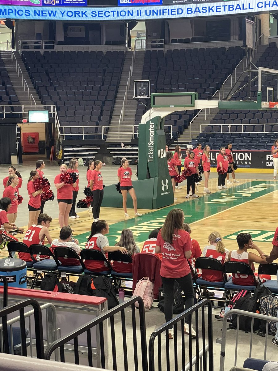 GuilderlandAthletics (@godutchathletix) on Twitter photo Unified Basketball and Unified Cheer competing in the Culminating Event this afternoon at the MVP Arena. What an awesome venue and experience for these kids!
<a href="/SpecialOlympics/">Special Olympics</a> <a href="/GuilderlandCSD/">Guilderland Schools</a> Unified Basketball and Unified Cheer competing in the Culminating Event this afternoon at the MVP Arena. What an awesome venue and experience for these kids!
<a href="/SpecialOlympics/">Special Olympics</a> <a href="/GuilderlandCSD/">Guilderland Schools</a>