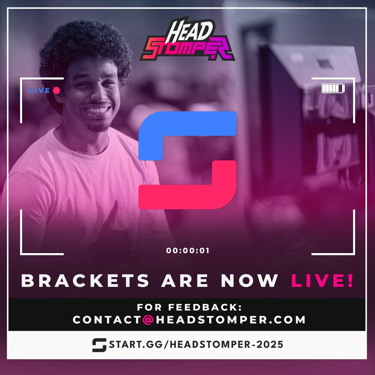 Headstomper (@headstomper) on Twitter photo Brackets are live!
You have almost 24 hours to provide feedback. Email us at: contact@headstomper.com
Deadline is 28th May 21.00.
Brackets: Start.gg/Headstomper-20… Brackets are live!
You have almost 24 hours to provide feedback. Email us at: contact@headstomper.com
Deadline is 28th May 21.00.
Brackets: Start.gg/Headstomper-20…