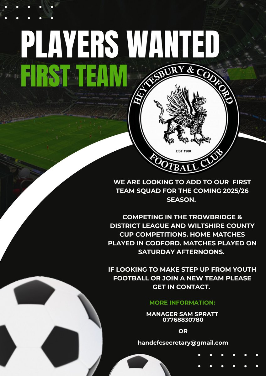 Heytesbury & Codford FC (@heytesbury_fc) on Twitter photo 
